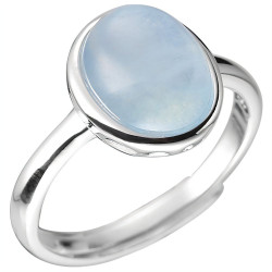 Silberring Aquamarin 