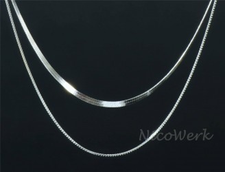 Silberkette Schlicht 