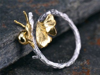 Silberring Schnecke 