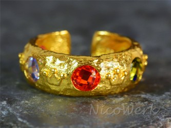 Silberring mit Stein 