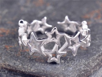 Silberring Stern 