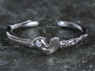 Silberring Herz 