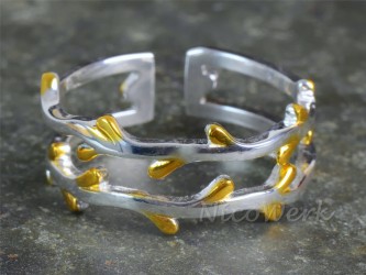 Silberring Ast 