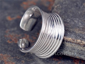 Silberring Breit 