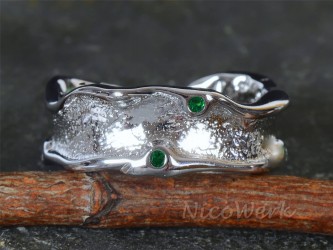 Silberring Rustikal 