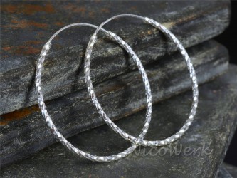 Silber Ohrringe Creolen 