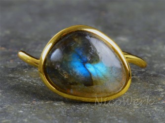 Silberring Labradorit 