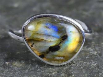 Silberring Labradorit 