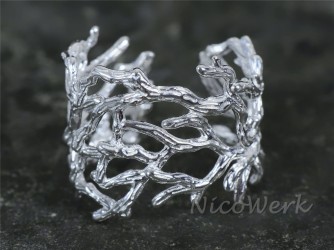 Silberring Ast 