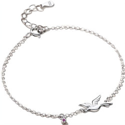 Silberarmband Vogel 