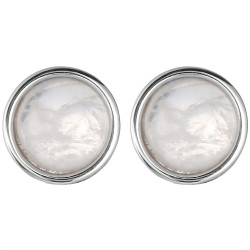 Silber Ohrstecker Stein 