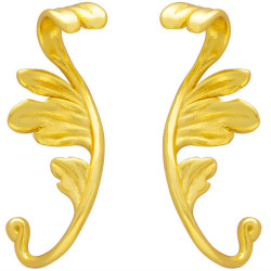 Silber Ohrstecker Blatt 