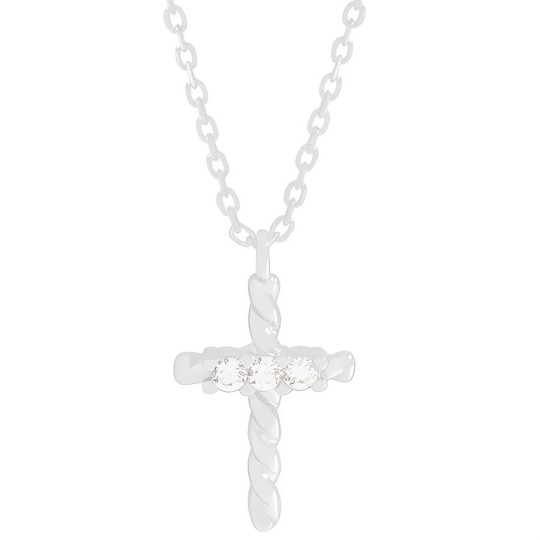 Silberkette Kreuz 