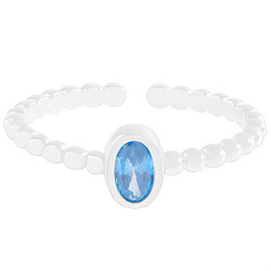 Silberring Blau 